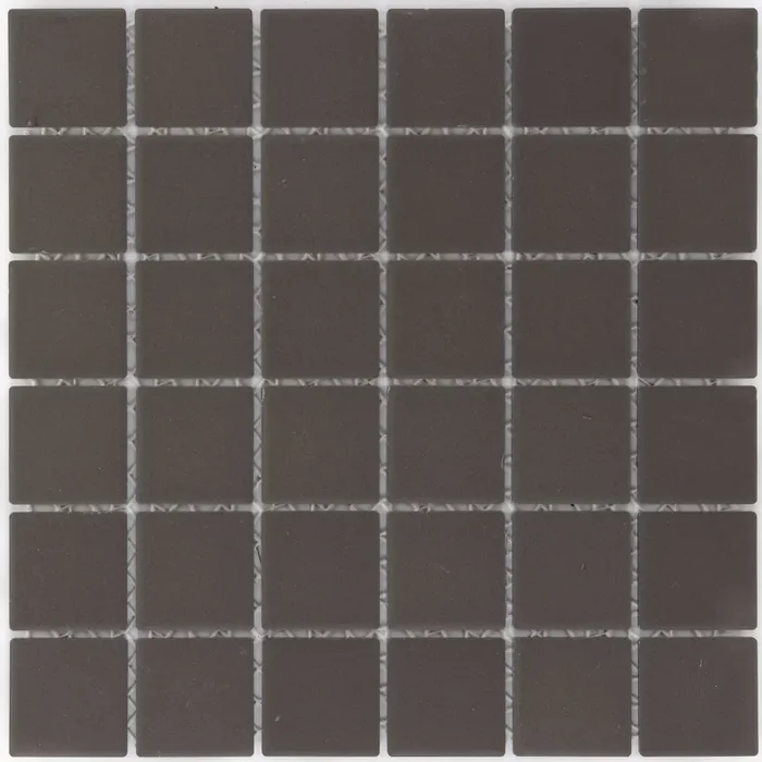 Feinsteinzeug Dark Grey matt Mosaik – – 29,1×29,1