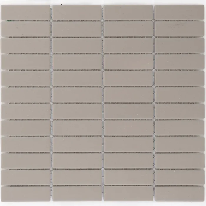Feinsteinzeug Light Grey matt Mosaik – – 28,6×29,5
