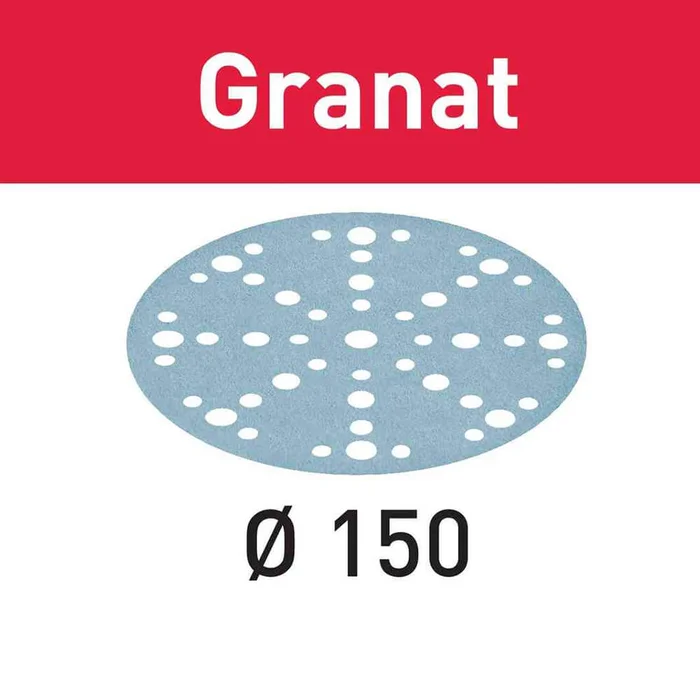 Festool 10x Schleifscheibe STF D150/48 P120 GR Granat 575157