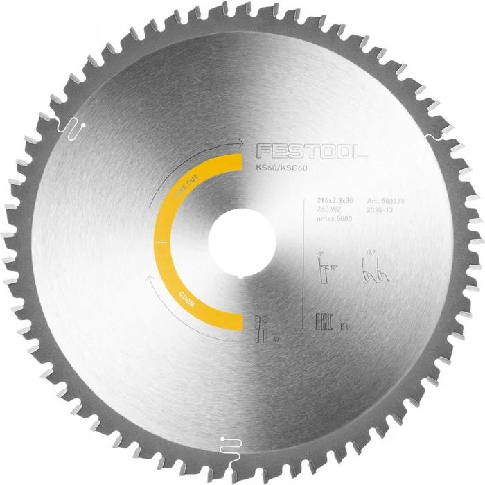 Festool Kreissägeblatt 216×2,3×30 W60
