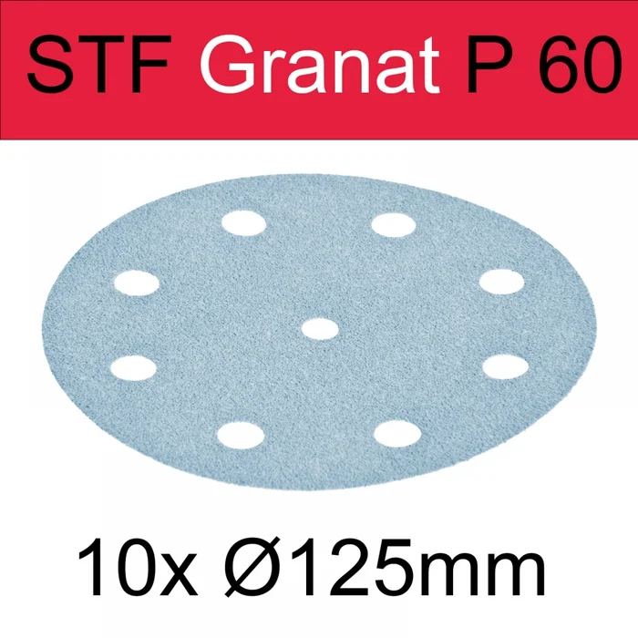 Festool Schleifscheibe STF D125/8 P60 GR/10 Granat 497146