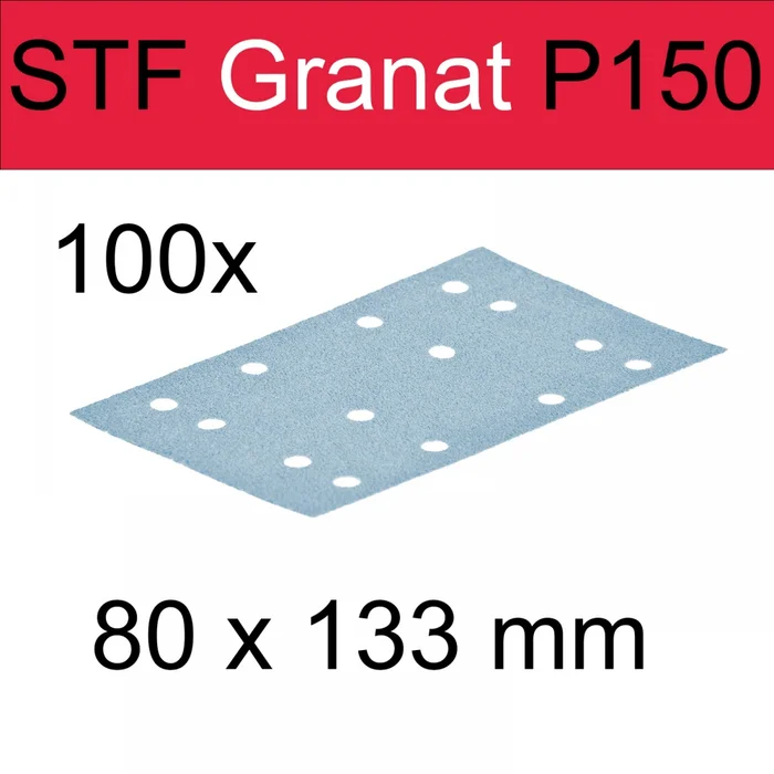 Festool Schleifstreifen STF 80×133 P150 GR/100 Granat 497121