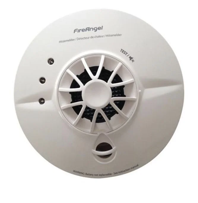 FireAngel Hitzemelder Thermomelder HM-F-1EU 230V W2 Rauchwarnmelder Kabel