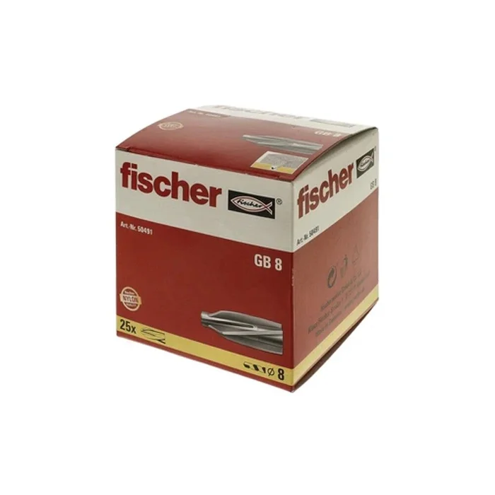 Fischer Gasbetondübel GB 8 x 50 mm 50491 VPE 25 Stück