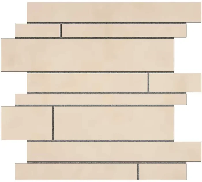 FKEU Kollektion Betonoptik Beige Matt Mosaikfliese 30×34 R9 Art.-Nr. FKEU001566
