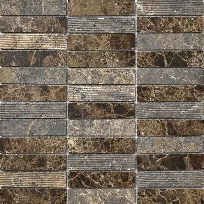 FKEU Kollektion Decorato Braun Mosaikfliese 29,8×29,8 Art.-Nr. FKEU0993571