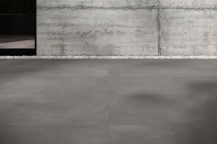 Fliese Betonoptik grau matt „Sable Grey“ rektifiziert