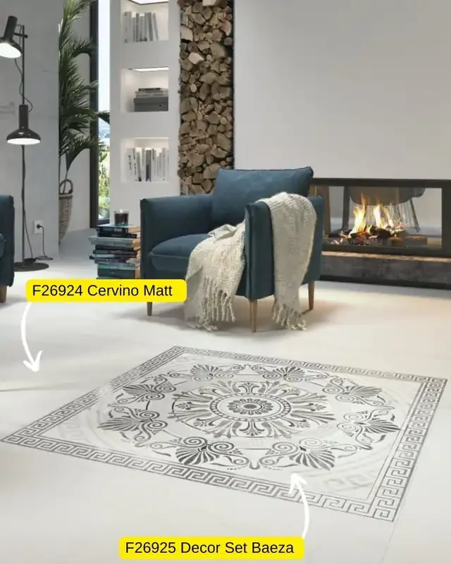 Fliese in Marmoroptik Carrara Weiß Matt 60×120 Cervino Matt