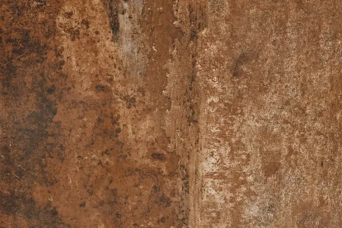Fliese Metalloptik orange-braun 30×60 cm „Costruire Metallo Rame“ Kupfer Rostoptik rektifiziert