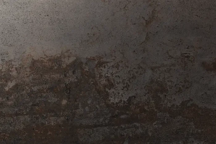 Fliese Metalloptik rotbraun-grau 30×60 cm „Costruire Metallo Ruggine“ rostiges Metall rektifiziert