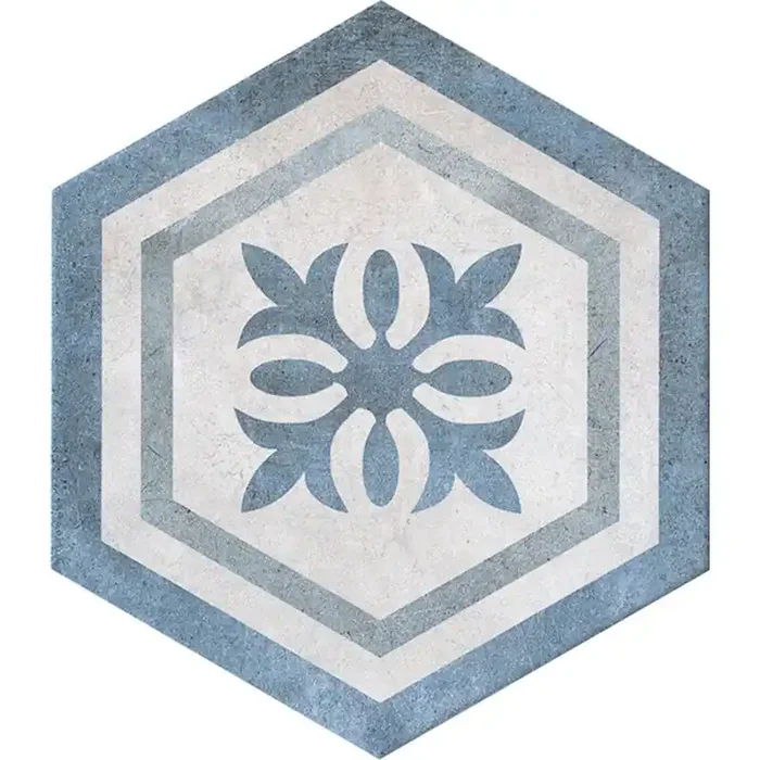 Fliese New Orleans 24 x 27,7 cm Esagona French Quarter Bourbon Street