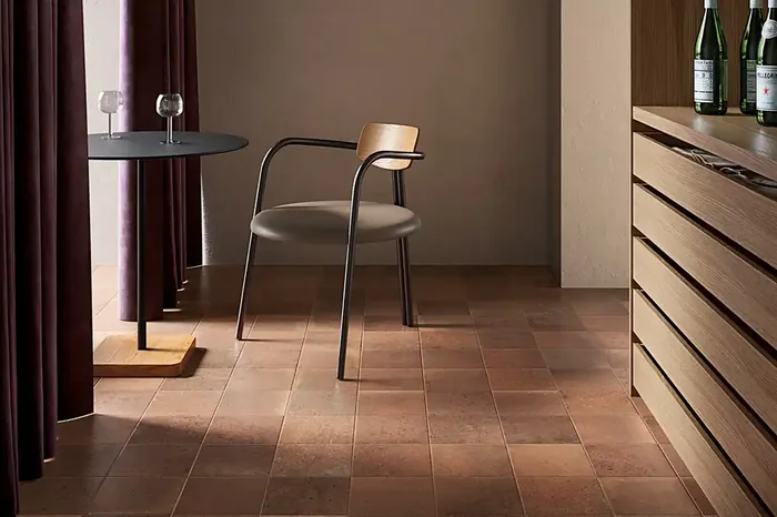 Fliese Terracotta-Optik 20×40 cm rotbraun „Italica Terra Bruciata“ mediterrane Cotto-Steinoptik