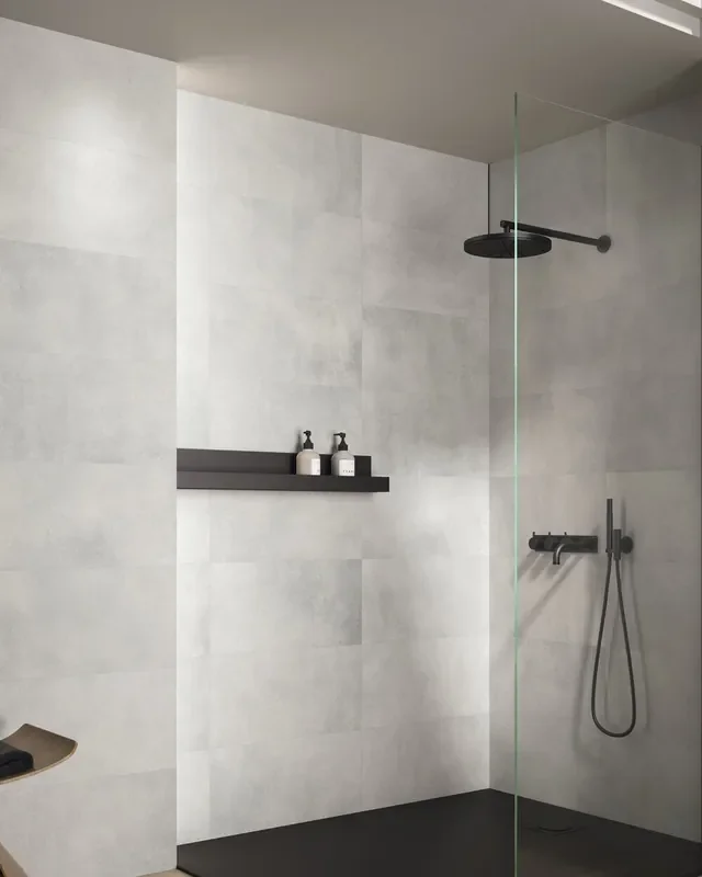 Fliesen in Betonoptik Hell 30×60 cm Work Bianco