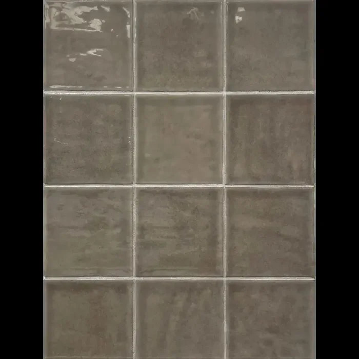 Fliesen in Traditionell-Modern, Typic 10 x 10 cm Glasiert Grey