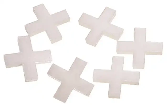 Fliesenkreuze 1mm Beutel á 200 Stück Kunststoff Hufa