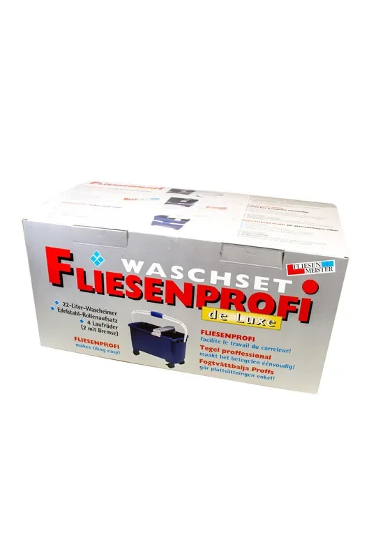 Fliesenprofi Waschset de Luxe mit Rädern