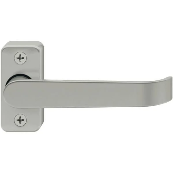 FSB FSB Rahmentürdrücker 09 1087 eckige Rosette Aluminium silber