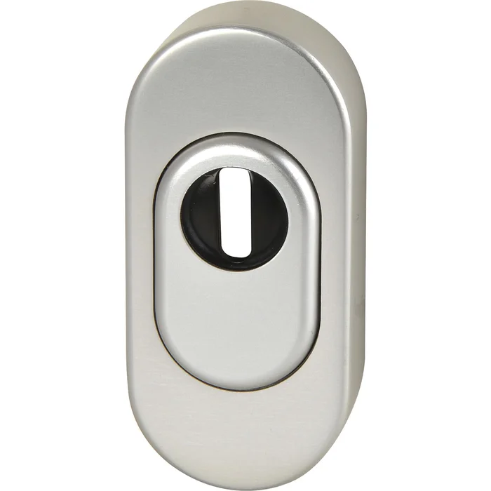 FSB FSB Sicherheitsrosette 73 3249 oval PZ mit Kernziehschutz, Aluminium silber