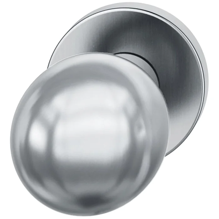 FSB FSB Türknopf 23 0802 03400 ASL/AGL fest auf Rosette, Edelstahl matt