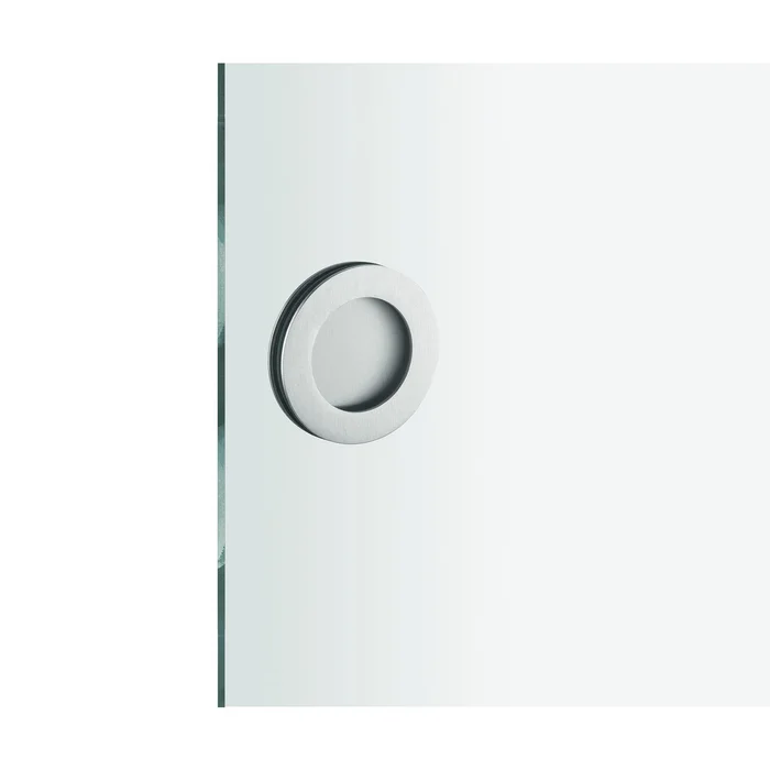 FSB Glastürmuscheln 4256 – rund, für Glasstärke 8 mm, rund, Ø75mm, offen, Edelstahl