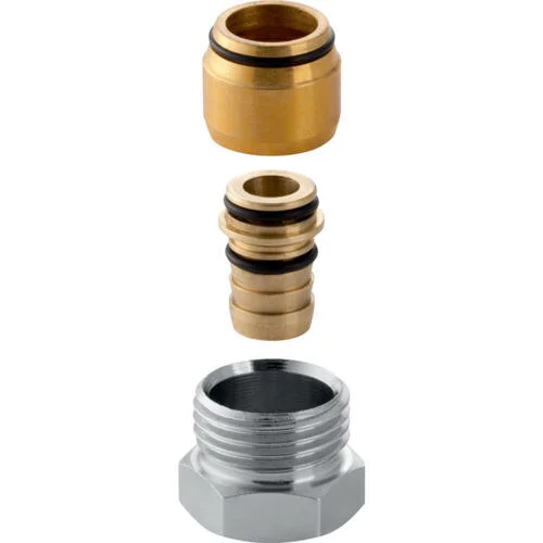 Geberit FlowFit Set Anschlussverschraubungen mit Außengewinde D16-G1/2