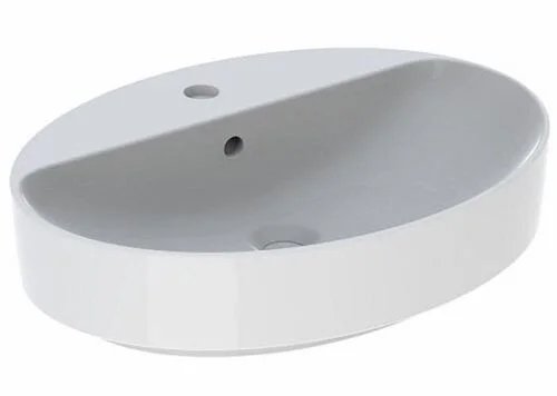 GEBERIT KERAMAG VariForm Aufsatzwaschtisch oval, 600x450mm