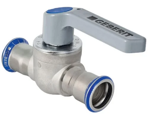 Geberit Mapress Edelstahl Kugelhahn m. Betätigungshebel