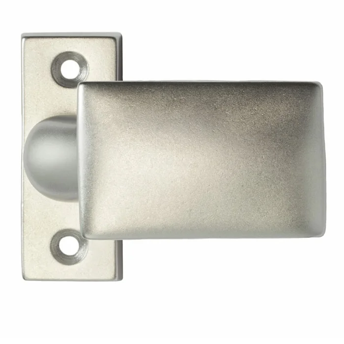 geköpfter Flachknopf 001/272/155/1, fest auf kantiger Rosette