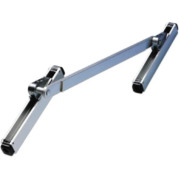 GEZE OL90N/OL95 Pfosten-/Rahmenübertragung, bis 150 mm, Alu silber eloxiert