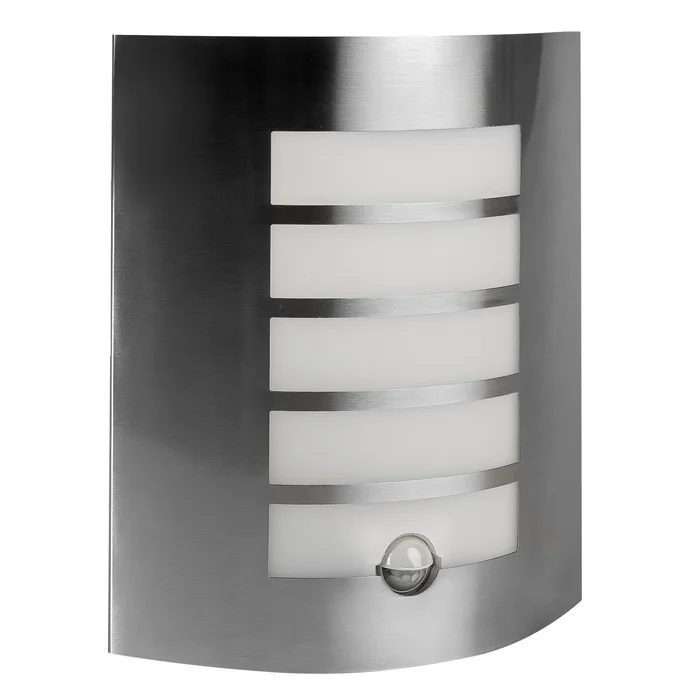 Grafner Aluminium-Wandlampe mit Bewegungsmelder 34SQE27-3PIR WL10961 Wandleuchte