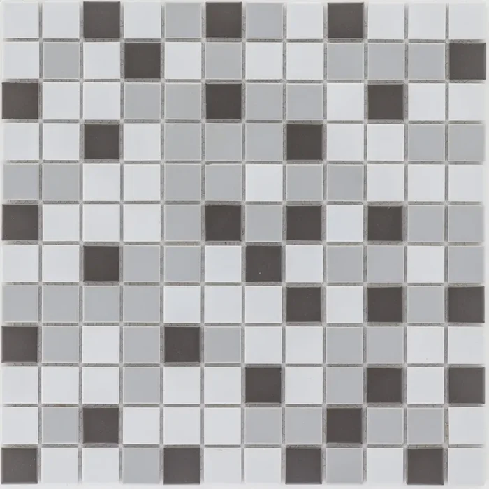 Grau Mix Mosaik – – 33×33