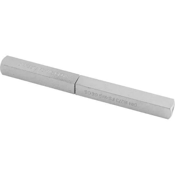 Grundmann Drückerstift GEOS 247V geteilt Länge innen 50mm Länge außen 50mm Vierkant 9mm Stahl verzin