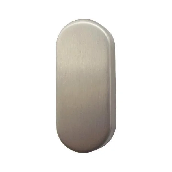 Grundmann GRUNDMANN Blindrosette BL, oval, verdeckt geschr., 29x71x8mm, Edelstahl