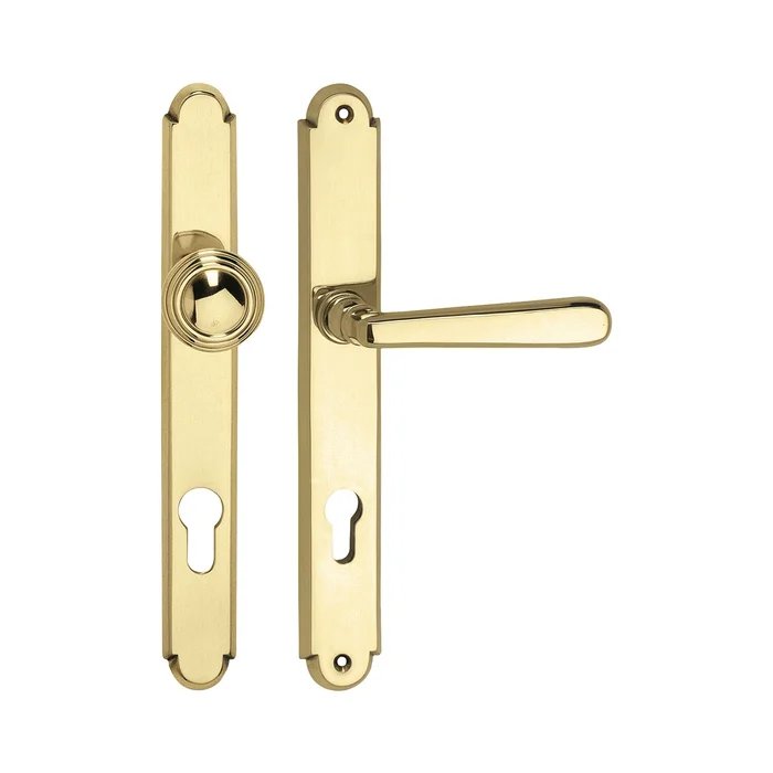 Grundmann GRUNDMANN Sicherheitswechselgarnitur ALT-WIEN, PZ88, Messing messingfärbig PVD