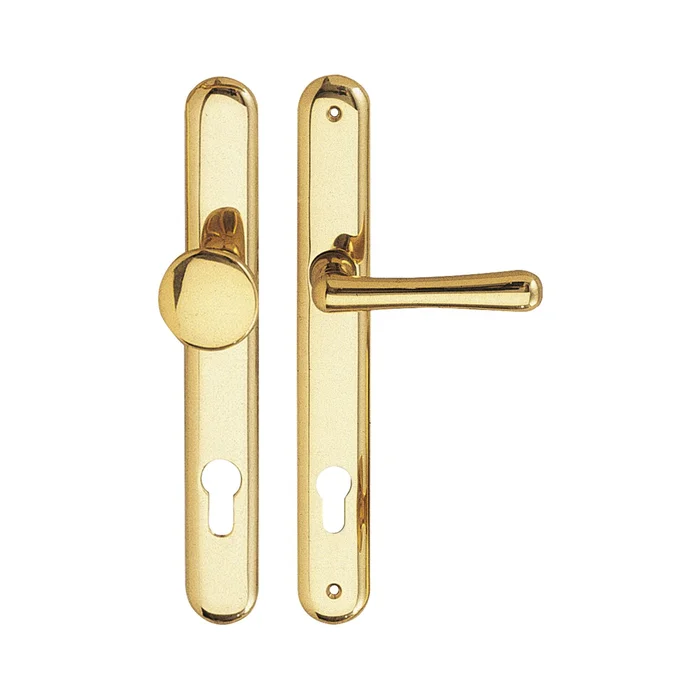 Grundmann GRUNDMANN Sicherheitswechselgarnitur ELEGANT, PZ88, Messing messingfärbig PVD