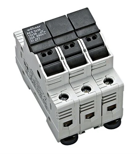 Halter für zylindrische Sicherungen 32A, 3-polig, 690V