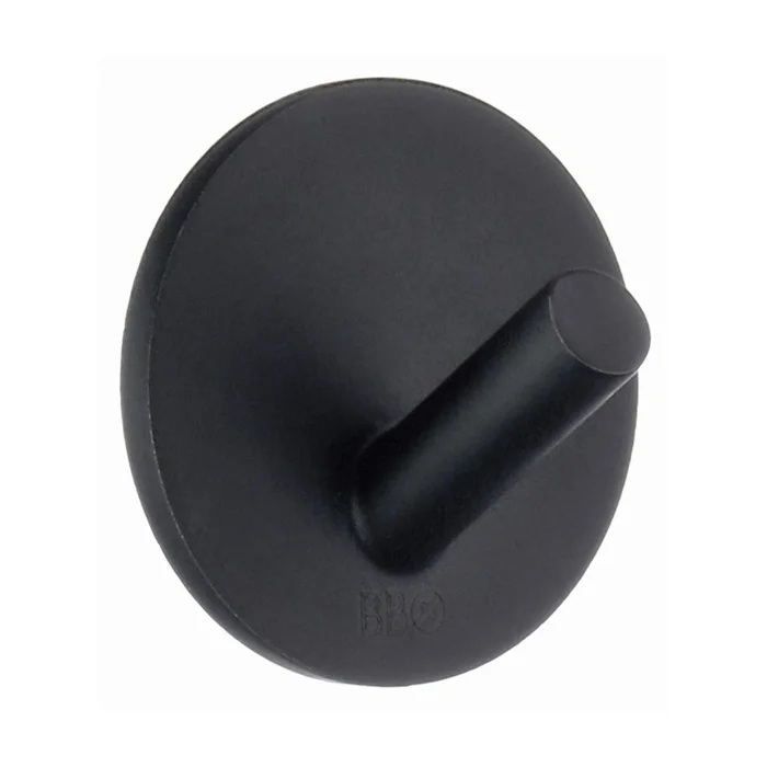 Handtuchhaken Schwarz Selbstklebende Beslagsboden