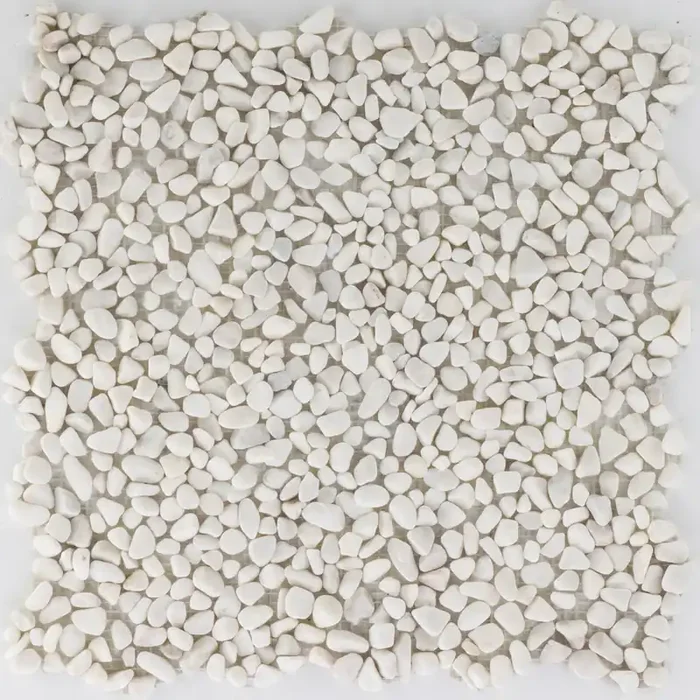 Hanoi White matt Mosaik – – 30,5×30,5