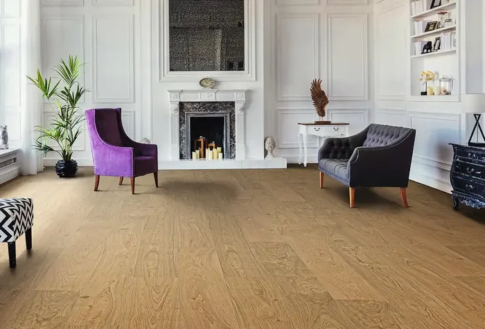 HARO Holz-Performanceboden Multivo Landhausdiele 1-Stab Eiche Natürlich strukturiert 4V