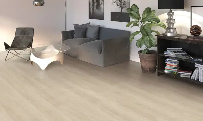 HARO Laminat Tritty 100 Eiche Eleganza cremeweiß Gran Via 4V Silent CT