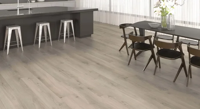 HARO Laminat Tritty 200 Aqua Landhausdiele 4V Eiche Emilia samtgrau Ohne Dämmung
