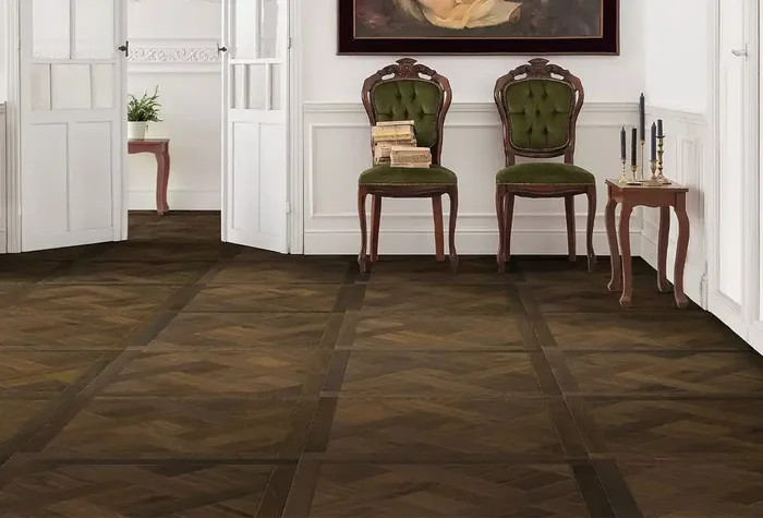 HARO parkettmanufaktur Parketttafel Design Basket Räuchereiche