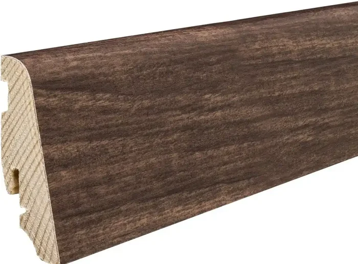 HARO Sockelleiste für Disano 19×58 mm (Nässeschutz) Nussbaum / Eiche Victroria geräuchert
