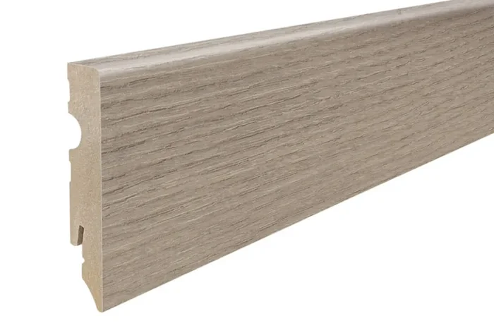 HARO Sockelleiste für Laminat 15×80 mm (Kubus) Eiche Bari grau