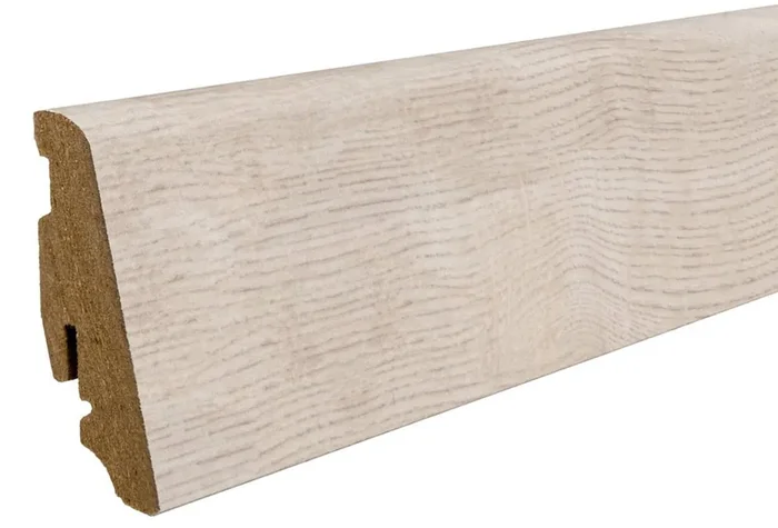 HARO Sockelleiste für Laminat 19×58 mm Eiche Siena samtweiß