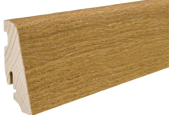 HARO Sockelleiste für Parkett geölt / naturaDur 19×58 mm Eiche strukturiert furniert geölt