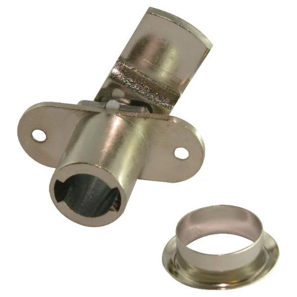 Hekna Zylinder-Hebelschloss 6070 Typ 505 links Schließhebel gekröpft, L 30 mm