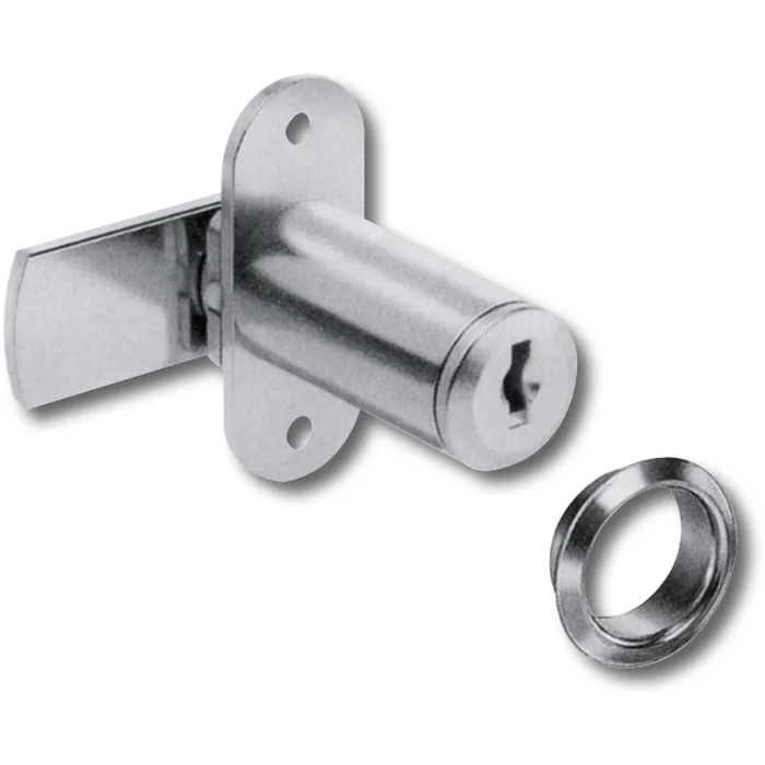 Hekna Zylinder-Hebelschloss 6070 Typ 542 rechts, Schließhebel glatt, L 40 mm