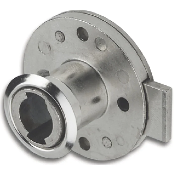 Hekna Zylinder-Kastenschloss 3012 links, Dornmaß 30 mm, Zamak vernickelt