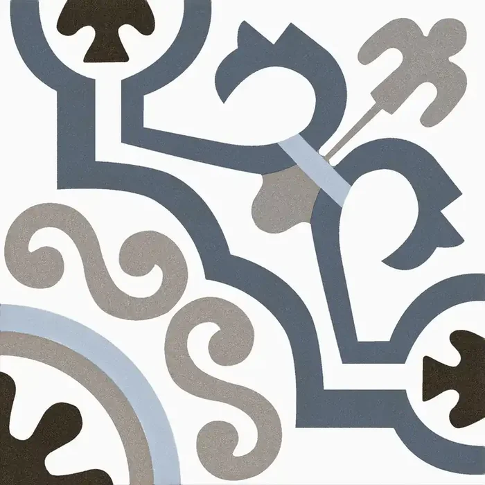 Helsinki Alpha Feinsteinzeug glasiert, matt Rundkante 20x20x1